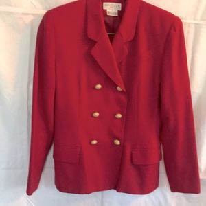 Saville Suit ladies sz 6 red